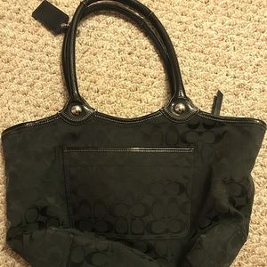 COACH Signature Bleeker Canvas Handbag F14385